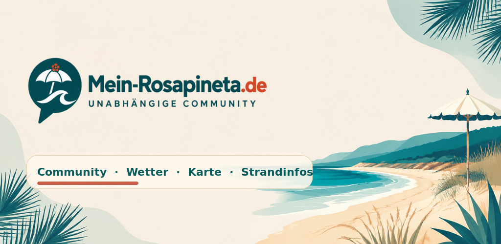 Mein-Rosapineta – unabhängige Community mit Wetter, Karte und Strandinfos