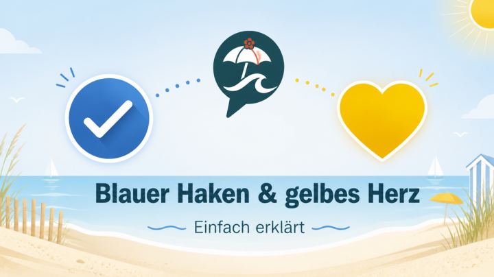 Blauer Haken & gelbes Herz – was bedeutet das? 💙💛